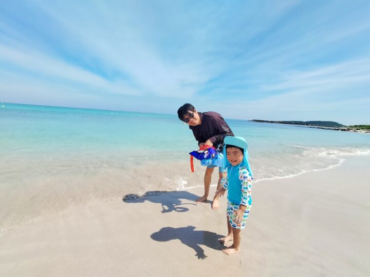 角島大浜海水浴場へ
